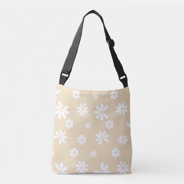 Flowers and Petals 7 Crossbody Bag (Front)