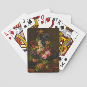 Flowers and Pineapple on an Entablature Playing Cards