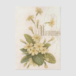 Flowers and Poems Pl. 2 by Maksymilian Fajans  Tissue Paper