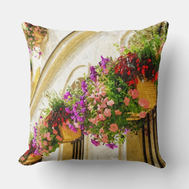 Flowers and rain cushion (Front)