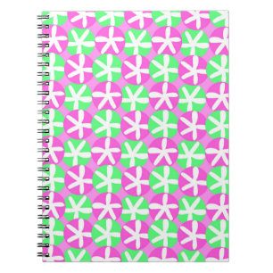 Flowers and Spots Spiral Notebook
