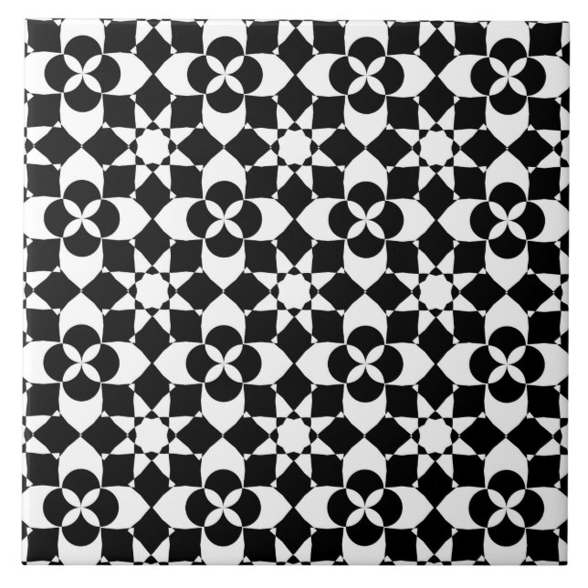 flowers and stars tile (Front)