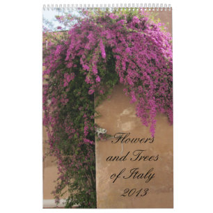 Flowers and Trees of Italy 2013 Calendar