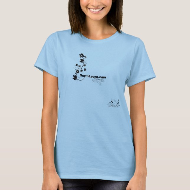 Flowers and Vines - SurfnLearn.com T-Shirt (Front)