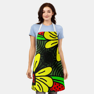 flowers apron