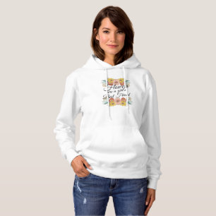 Flowers Are a Girls Best Friend - Zinnia Art Hoodie