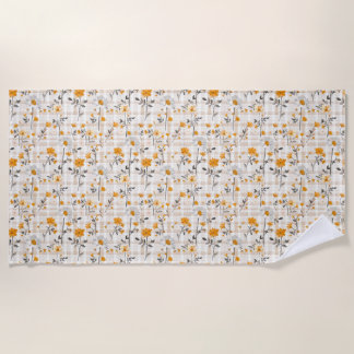 Flowers Are Love's Truest Language Beach Towel
