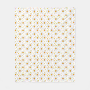 Flowers Are The Words Of The Earth Fleece Blanket