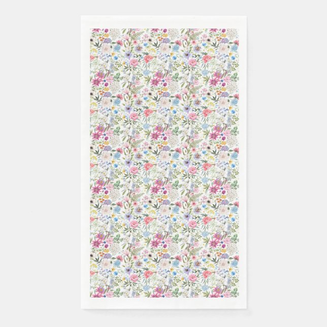 Flowers Are The Words Of The Earth Napkin (Front)