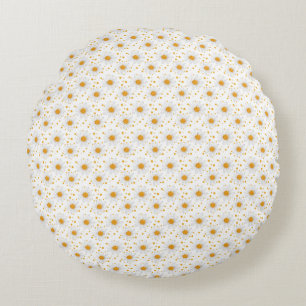 Flowers Are The Words Of The Earth Round Cushion