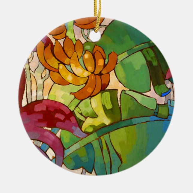 'Flowers' - Arman Manookian Ornament (Front)