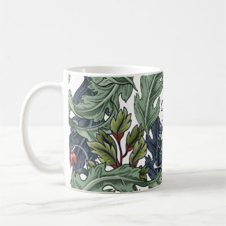 Flowers, art deco, modern, seamless. coffee mug