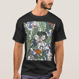 Flowers, art deco, modern, seamless. T-Shirt