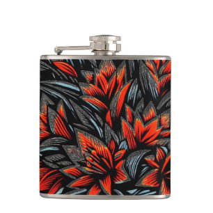 Flowers Art Hip Flask