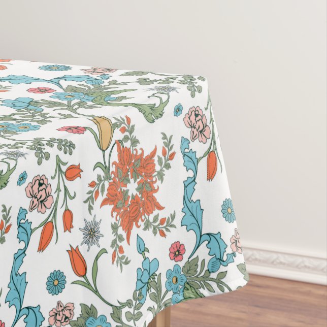 Flowers,art nouveau ,William Morris style    Tablecloth (In Situ)