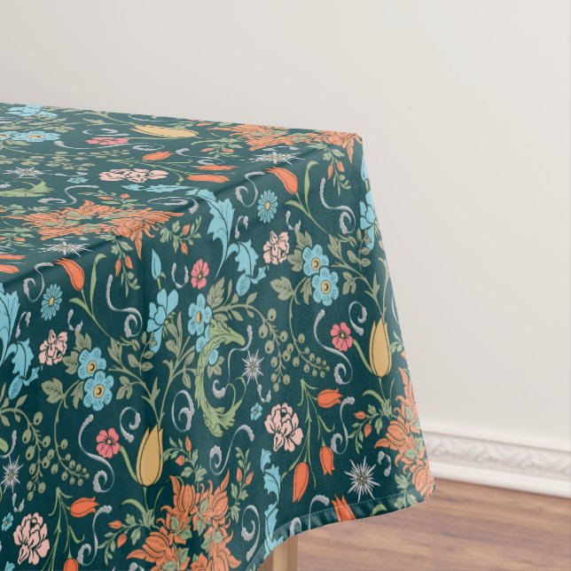 Flowers,art nouveau ,William Morris style  Tablecloth (In Situ)