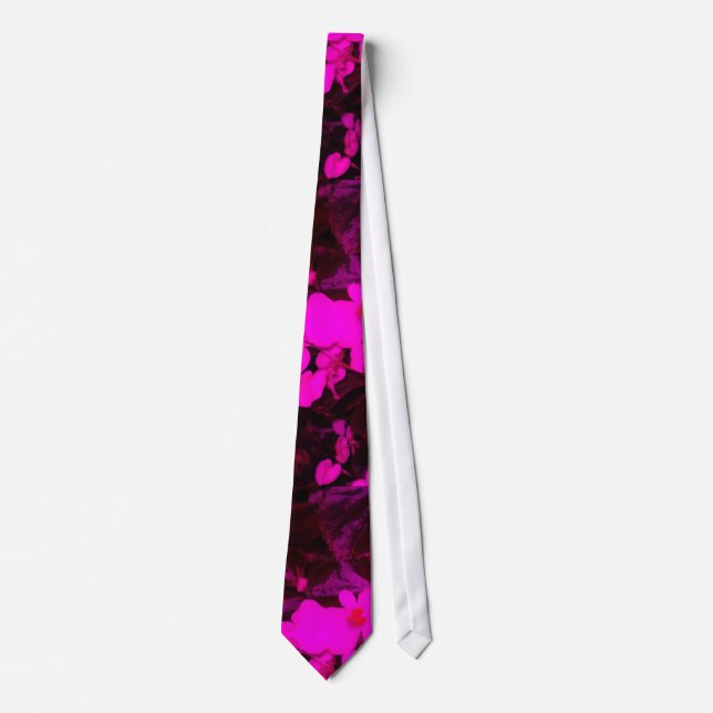 Flowers Art Photography Neck Tie (Front)