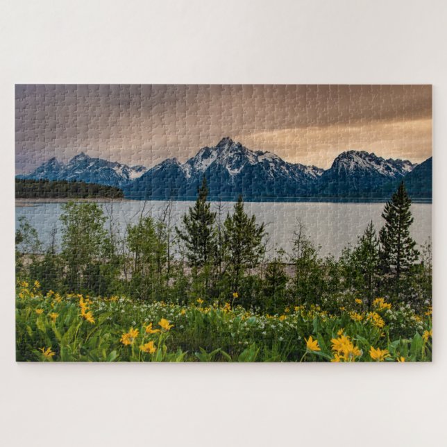 Flowers at Colter Bay Jigsaw Puzzle (Horizontal)