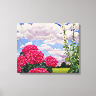 Flowers at the edge of a meadow 2008 canvas print