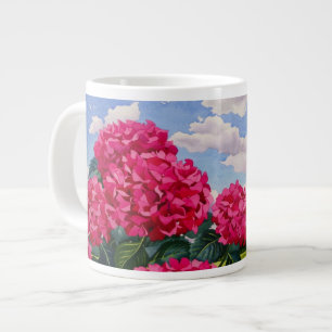 Flowers at the edge of a meadow 2008 large coffee mug