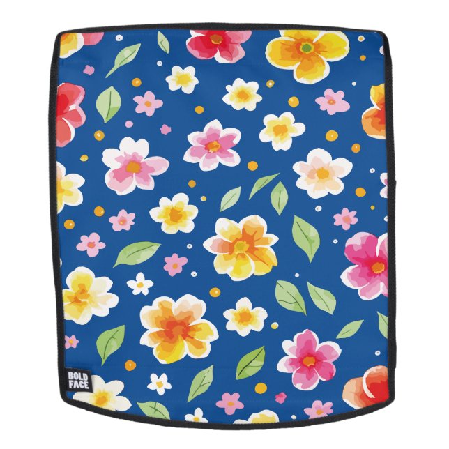 Flowers Backpack (Removable Face)