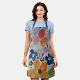 Flowers & Balloons Apron