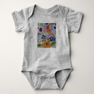 Flowers & Balloons Baby Bodysuit