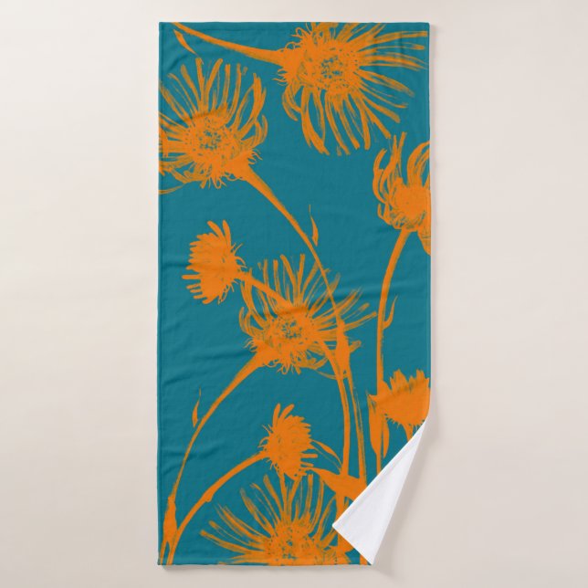 Flowers Bath Towel (Bath Towel)