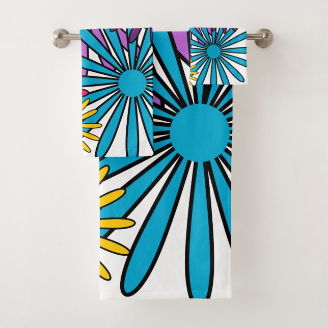 Flowers Bath Towel Set (Insitu)