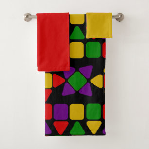 Flowers  bath towel set