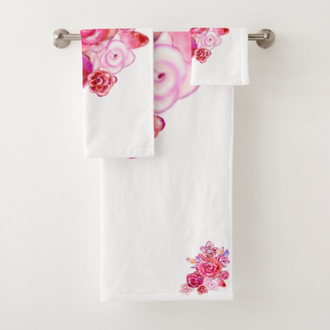 Flowers - bath towel set (Insitu)
