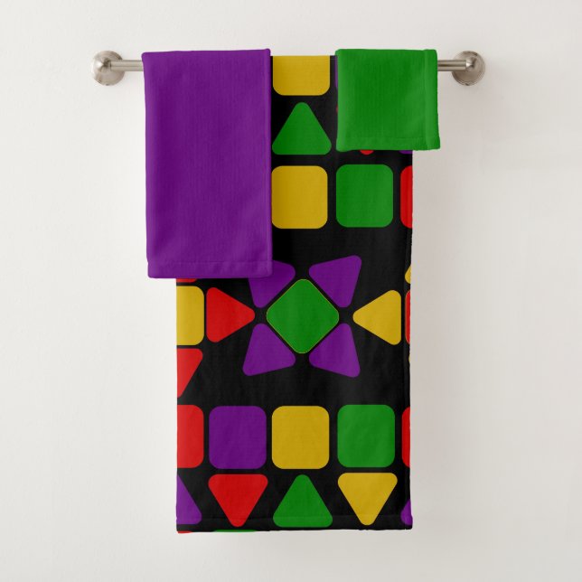 Flowers  bath towel set (Insitu)
