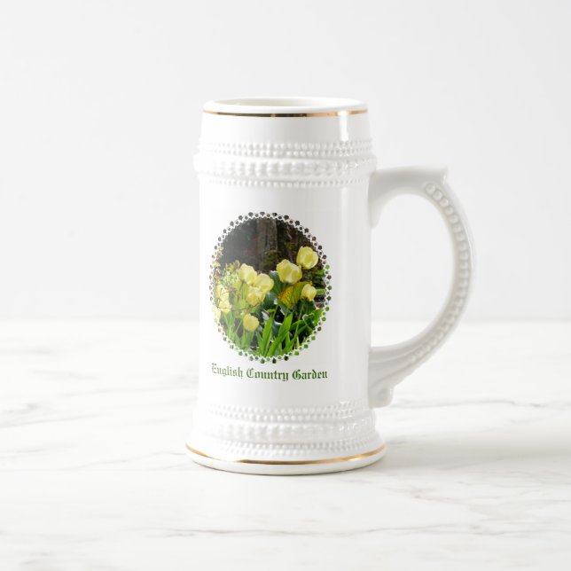 FLOWERS BEER STEIN (Right)