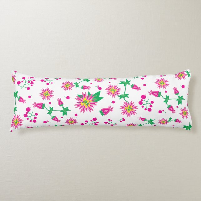 Flowers & Berries Body Cushion (Front)
