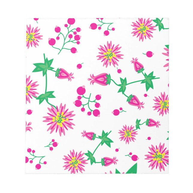 Flowers & Berries Notepad (Front)