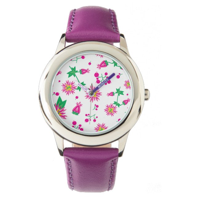 Flowers & Berries Watch (Front)