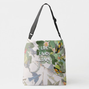 Flowers Birds Audubon Wildlife Animals Tote Bag