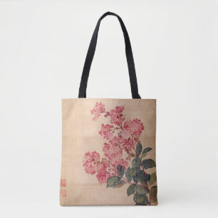 Flowers Birds Fish Album of 13 Leaves, Hydrangea Tote Bag