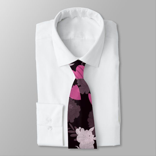 flowers black tie (Tied)
