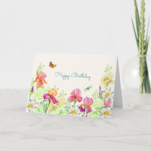 Flowers bloom  card