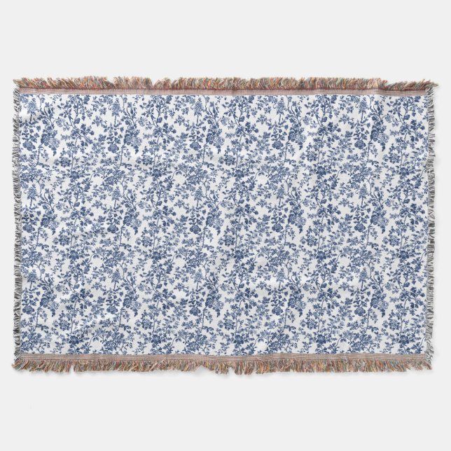 Flowers Bloom For Their Own Joy Throw Blanket (Front)