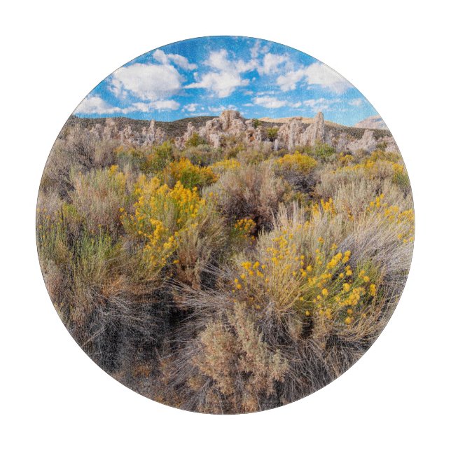 Flowers | Blooming Sagebrush California Cutting Board (Front)