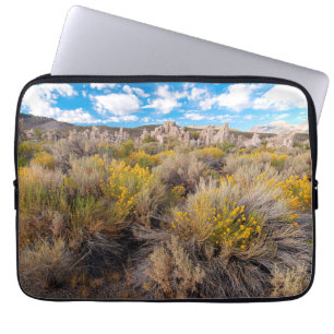 Flowers Blooming Sagebrush California Laptop Sleeve