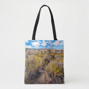 Flowers Blooming Sagebrush California Tote Bag