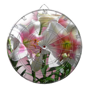 Flowers Blossoms Spring Garden Love Shower Party Dartboard
