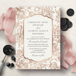 Flowers Botanical Garden Luxurious Wedding