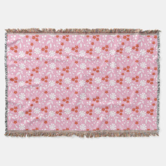 Flowers Bring Colour To Your World Throw Blanket