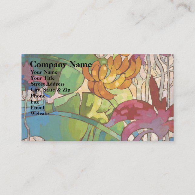 Flowers - Business Card (Front)