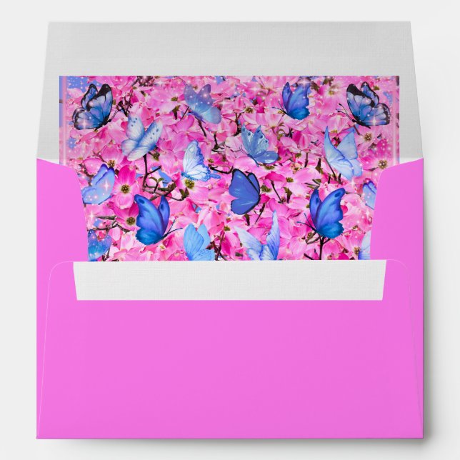 Flowers & Butterflies Envelopes (Back (Bottom))