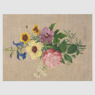 Flowers by Pierre Joseph Redoute Tissue Paper